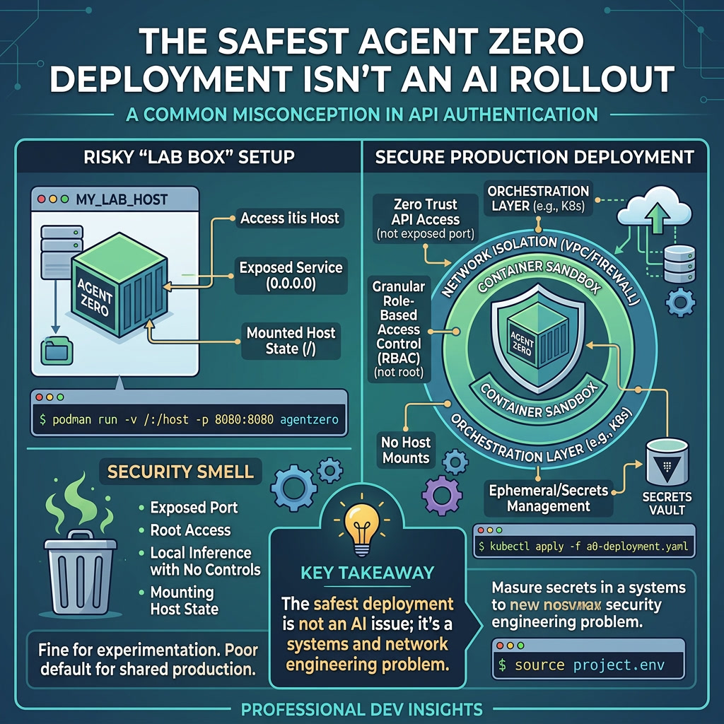 The safest Agent Zero deployment isn't an AI rollout