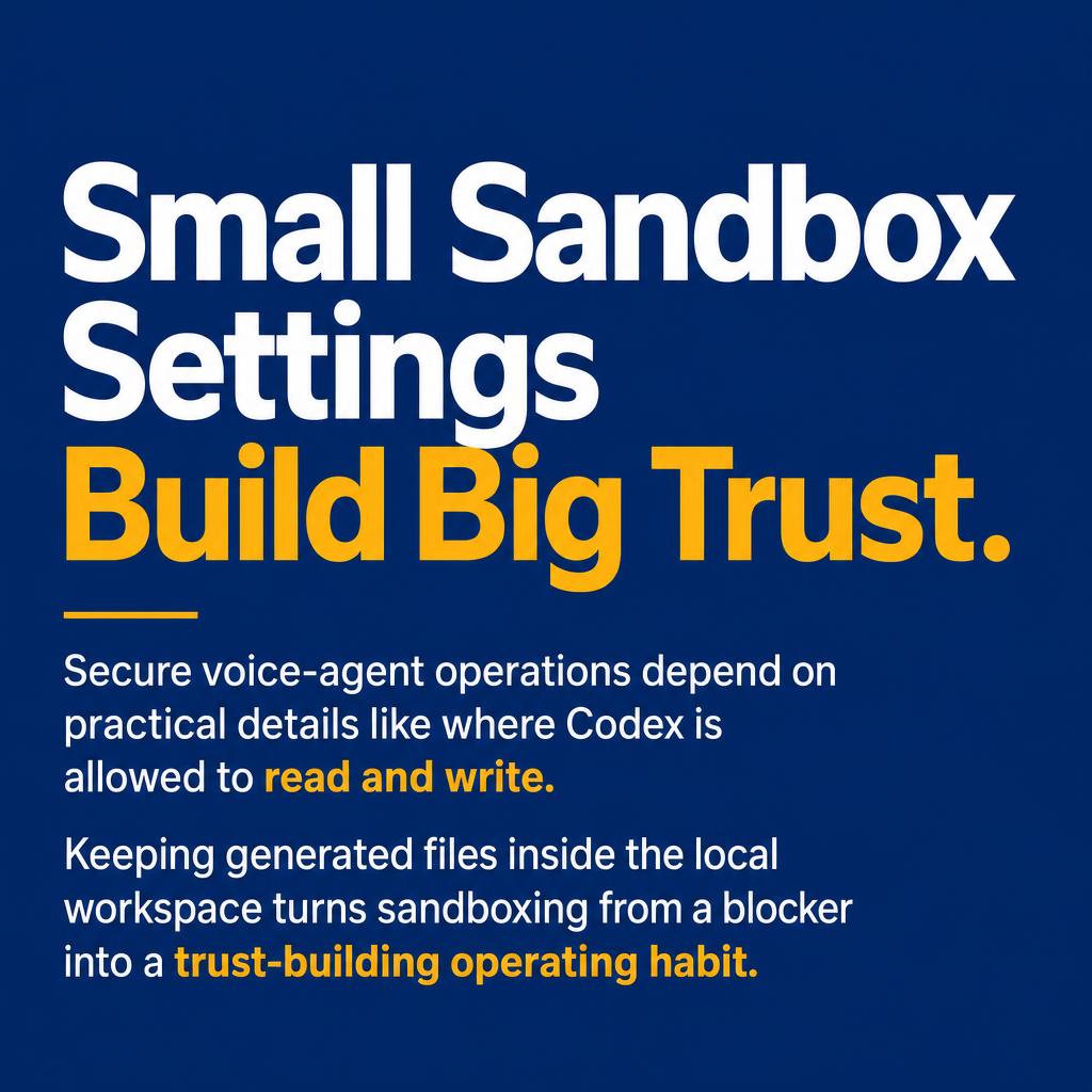 Small Sandbox Settings Build Big Trust