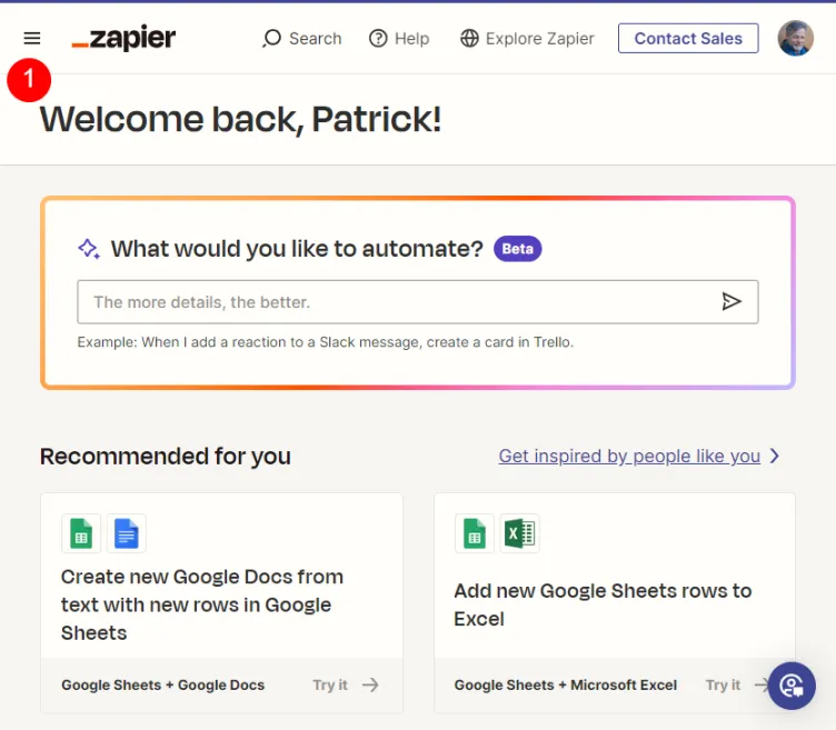 Add Zapier Apps to your account