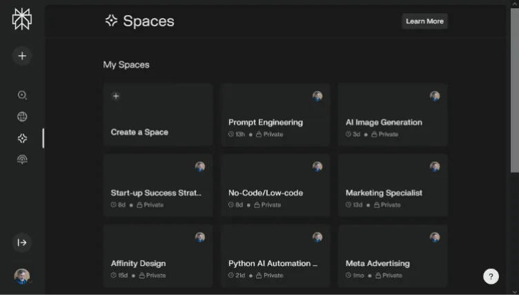 Perplexity AI Spaces